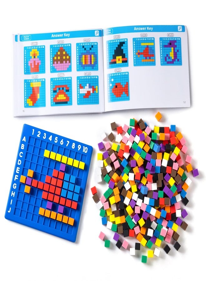Odoorgames Pixel Art Creator - 400 Hard Plastic Cubes - STEM Toy for 5+ Year Olds, Fine Motor Skills Game & Kinder Classroom Must-Have - Image 4